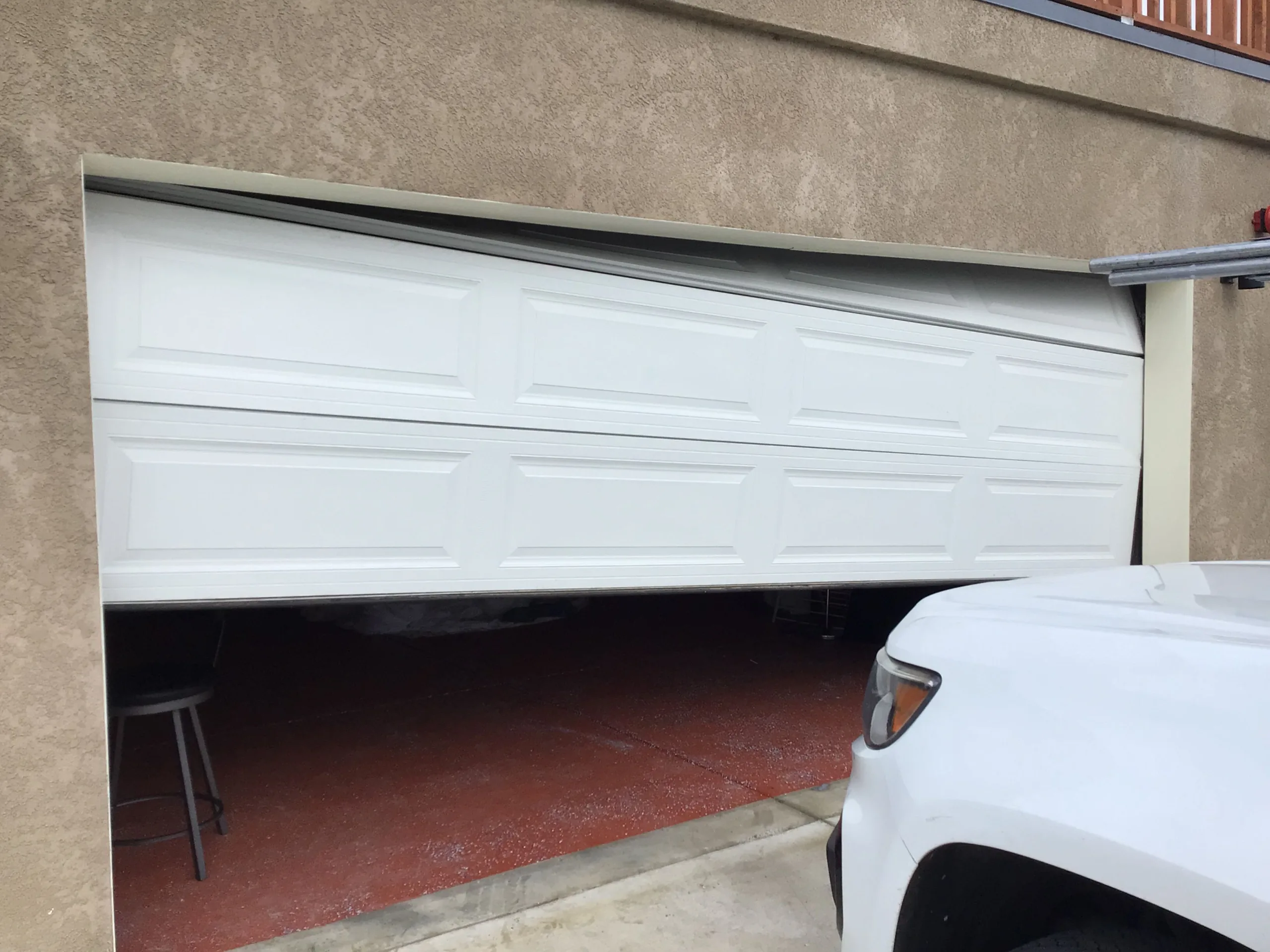 Nevada Bent Garage Door Panels Repair