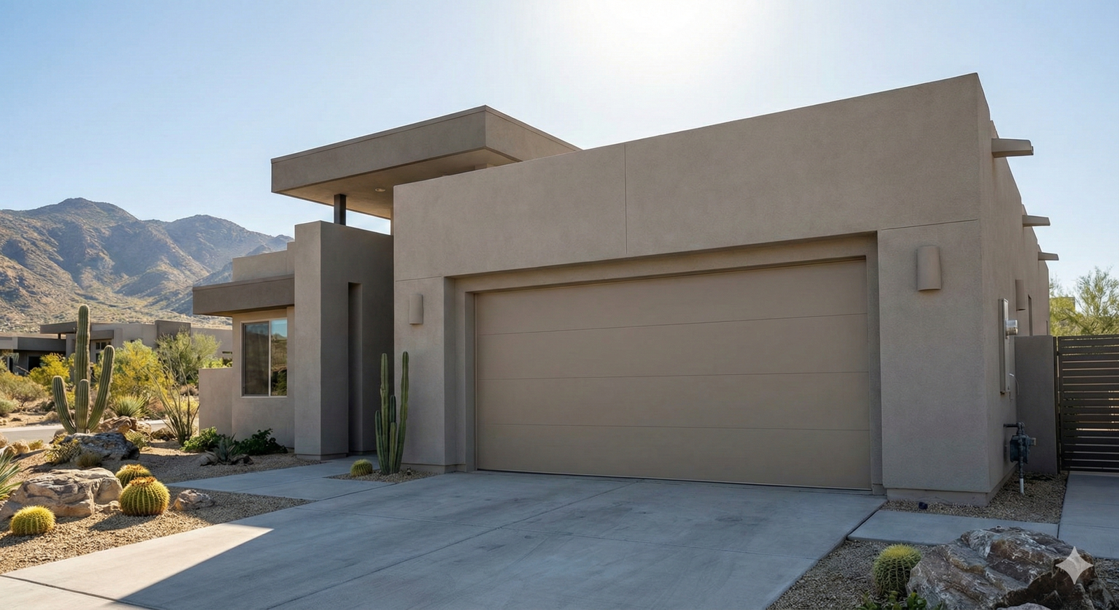 Flush Panel Smooth Garage Door