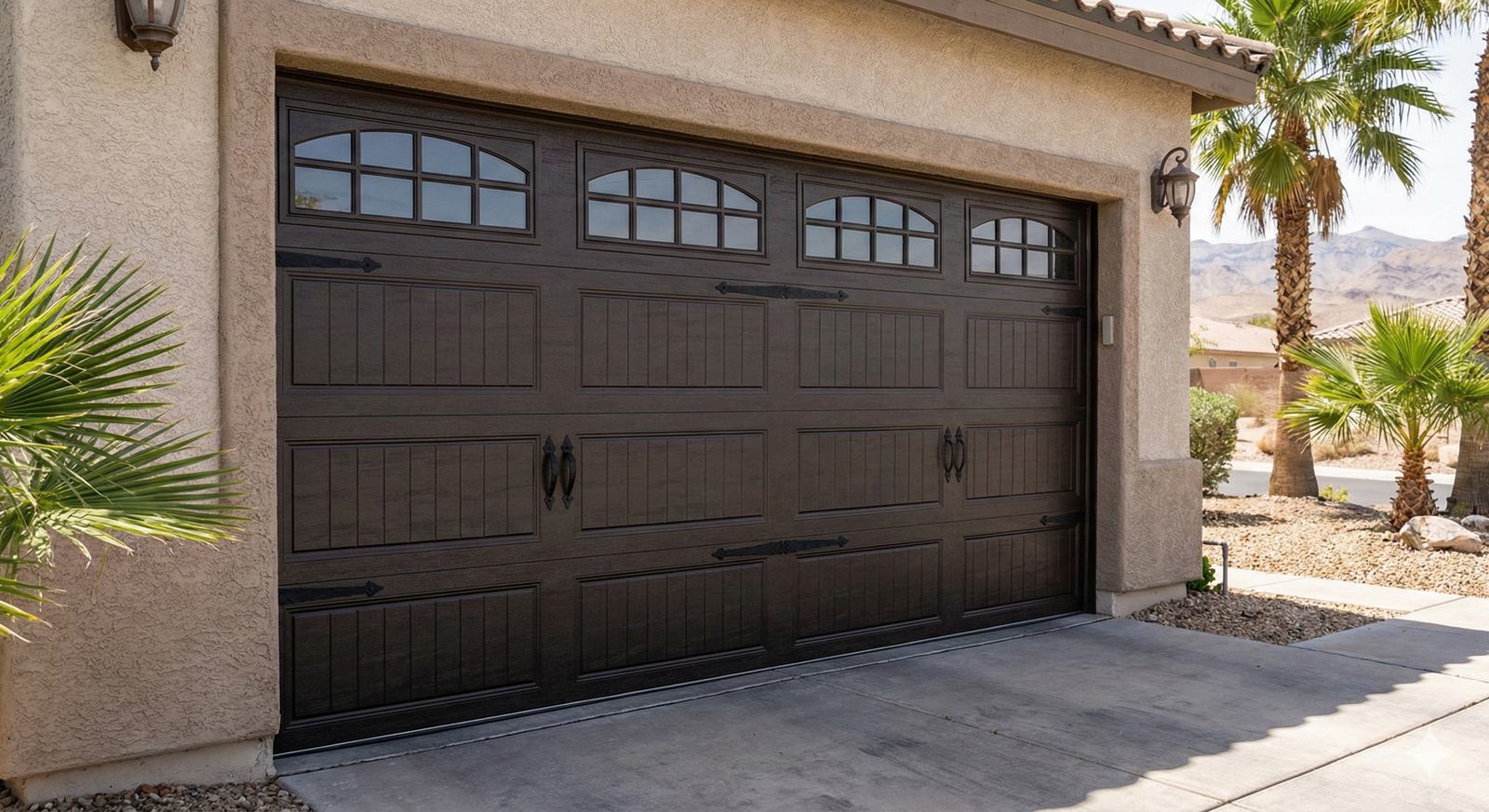 Steel Carriage House Garage Door