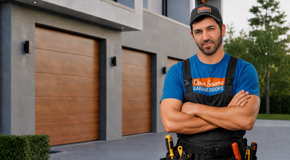 Open Sesame Garage Door technician for same-day garage door repair in Las Vegas NV