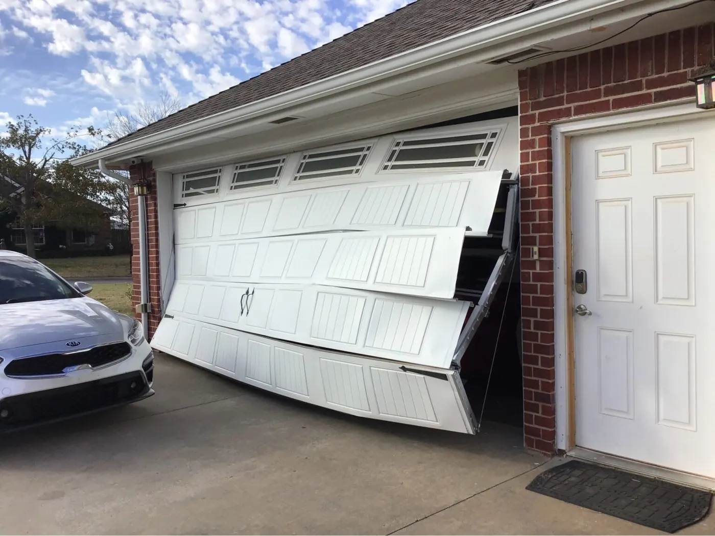 Garage door at a Las Vegas home